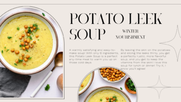 Healthy Potato-Leek Soup (Vegan)